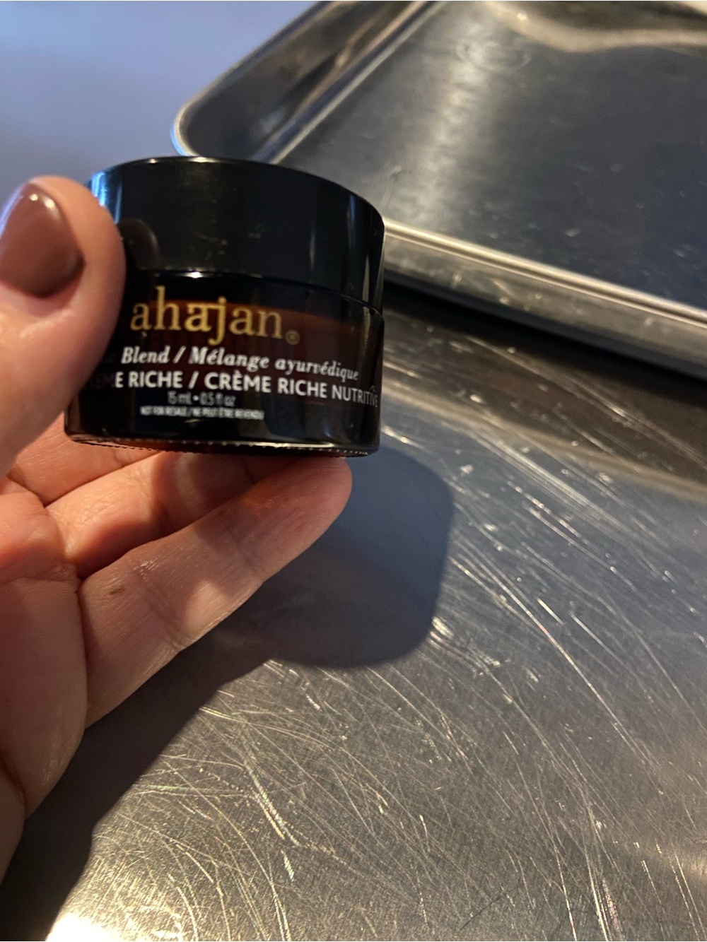 Sahajan  Nourishing Face Cream - Black Jar (15 ml) travel size